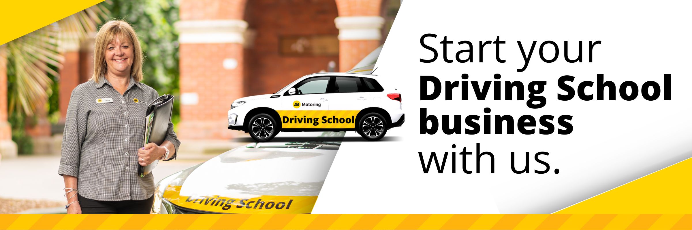 AA Driving Instructor business banner