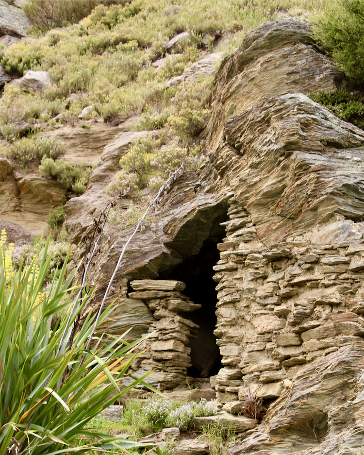 A historic Chinese gold miner's hut