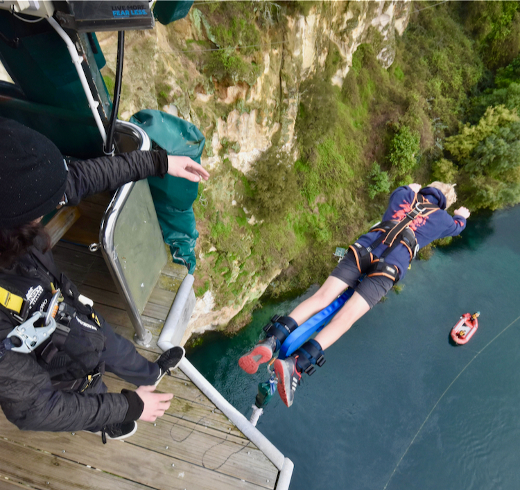 Taking the leap at Taupō Bungy