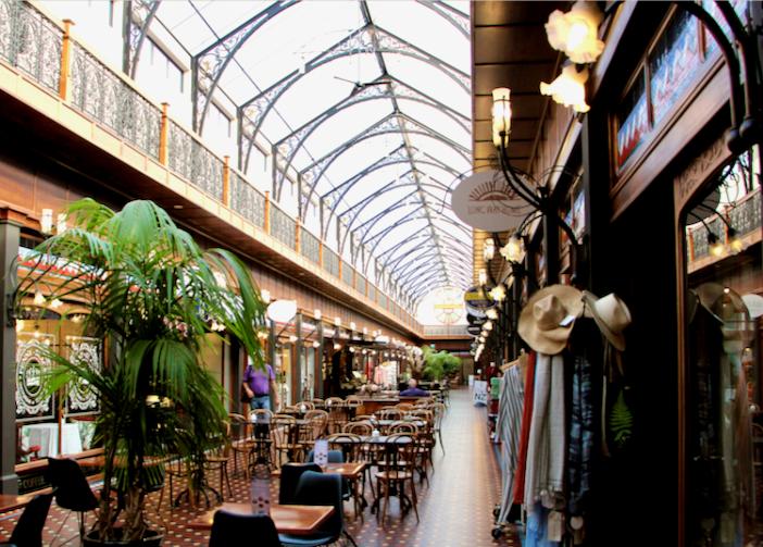 Shopping at the Tannery in Christchurch.