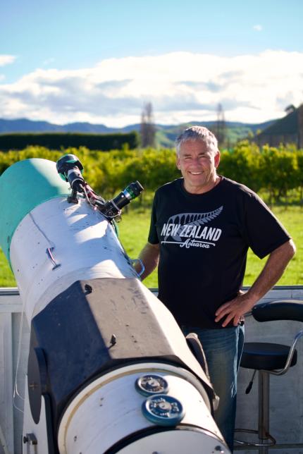 Portrait of John Drummond from Gisborne Astro Tours.