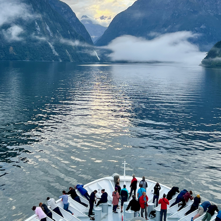 Views from the top deck of the Heritage Adventurer.