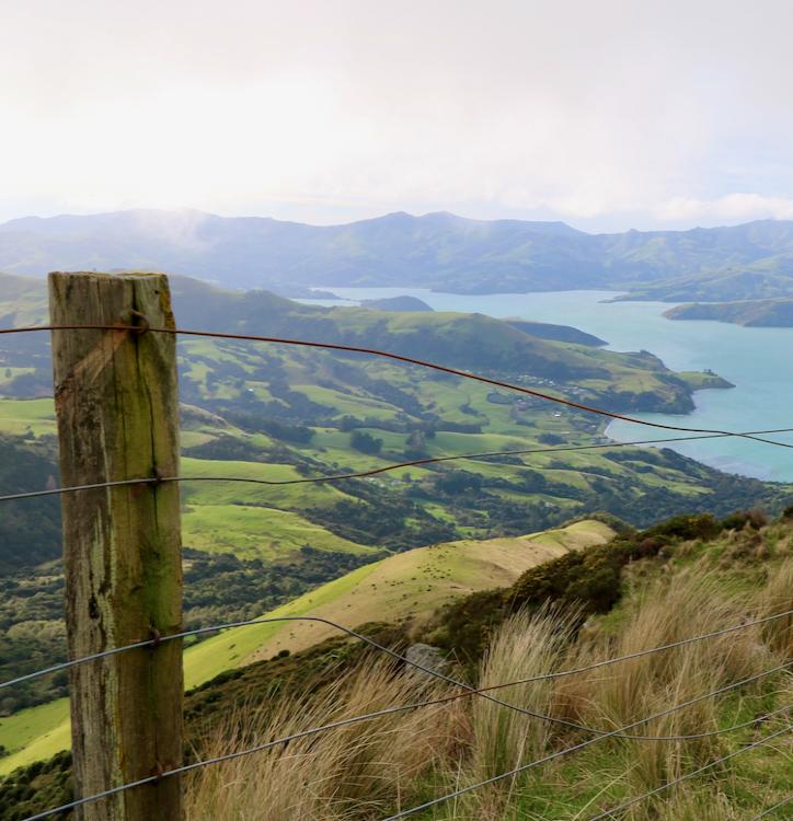 Views over Banks Peninsula.