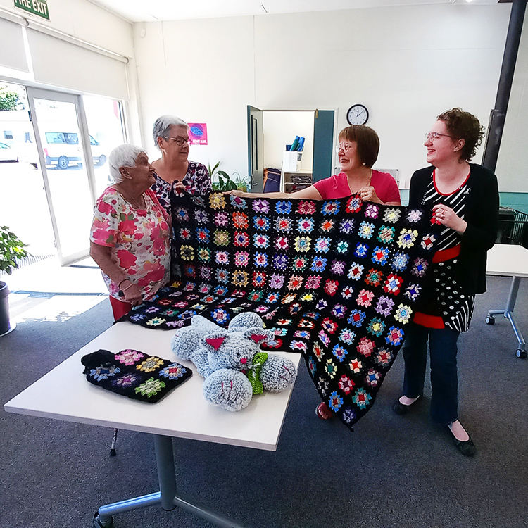 Featherston Community Centre blanket INP