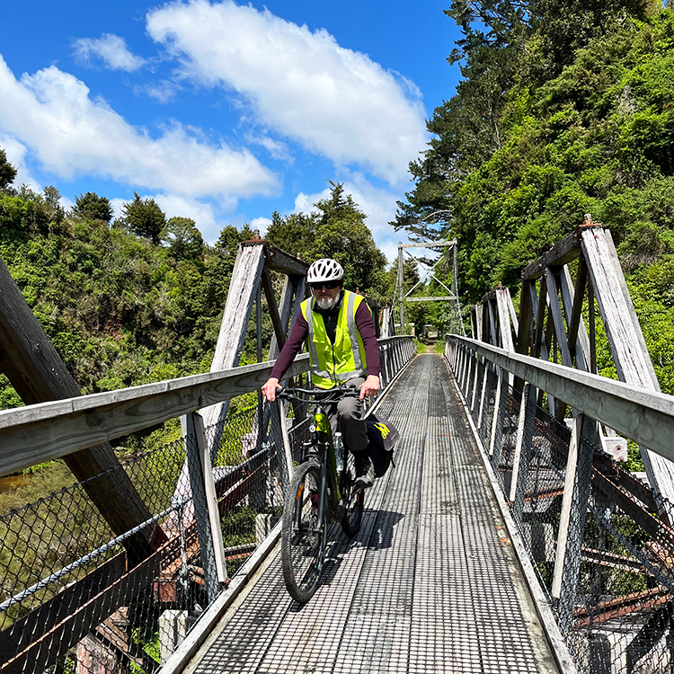 Riding the Pou Herenga Tai Twin Coast Cycle Trail in Northland