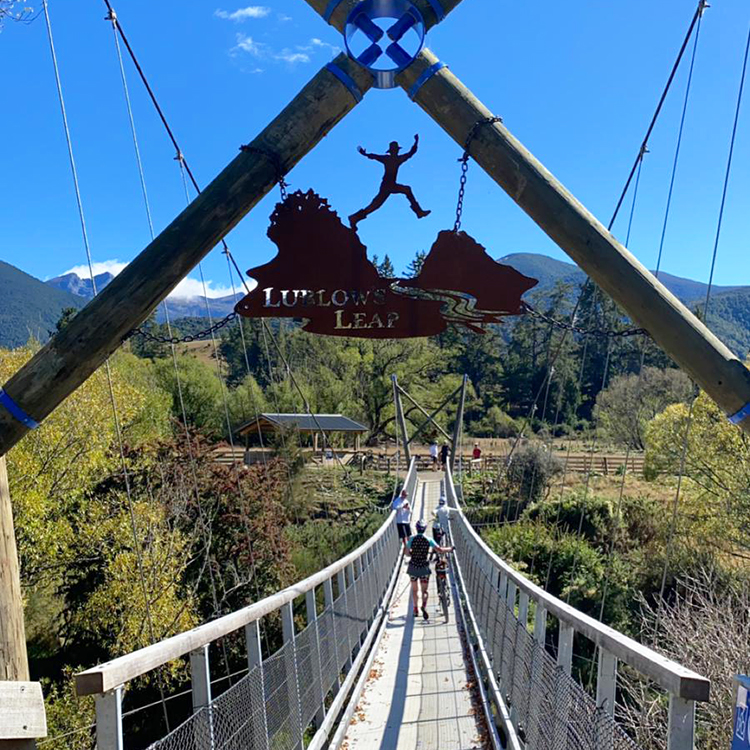 Nelson cycling Lublow bridge INP