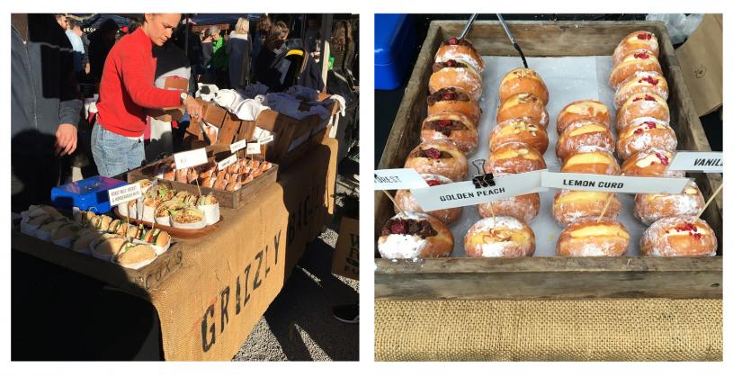 Seasonal doughnuts from Grizzly Bagel, Christchurch