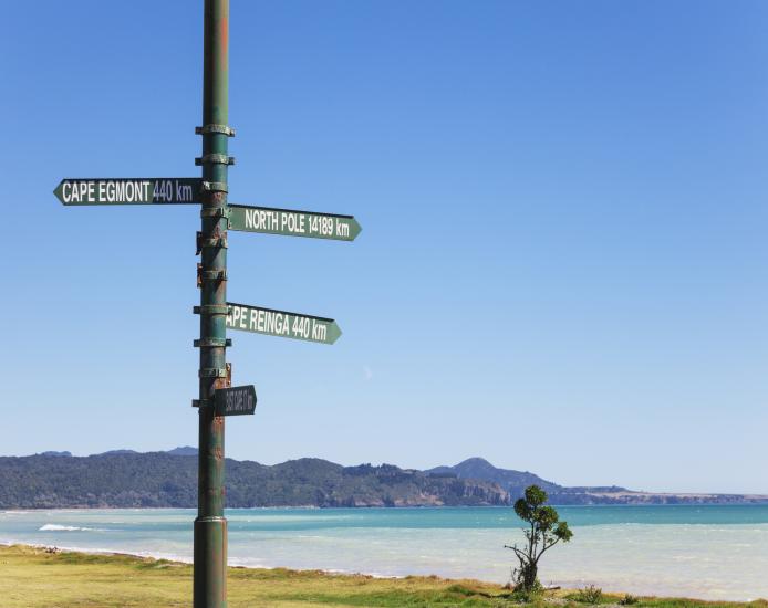 Signpost Te Araroa