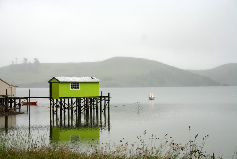 Boathouse on the Otago Peninsula