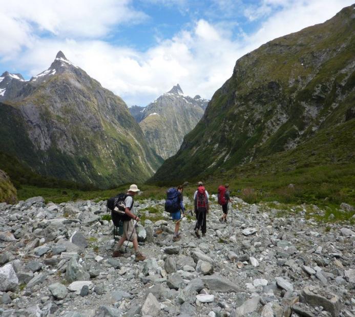 Mackinnon Pass on the Milford Track 