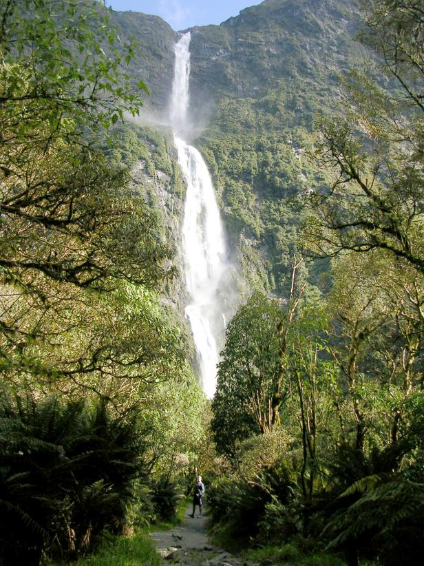 Sutherland falls on the Milford Track 