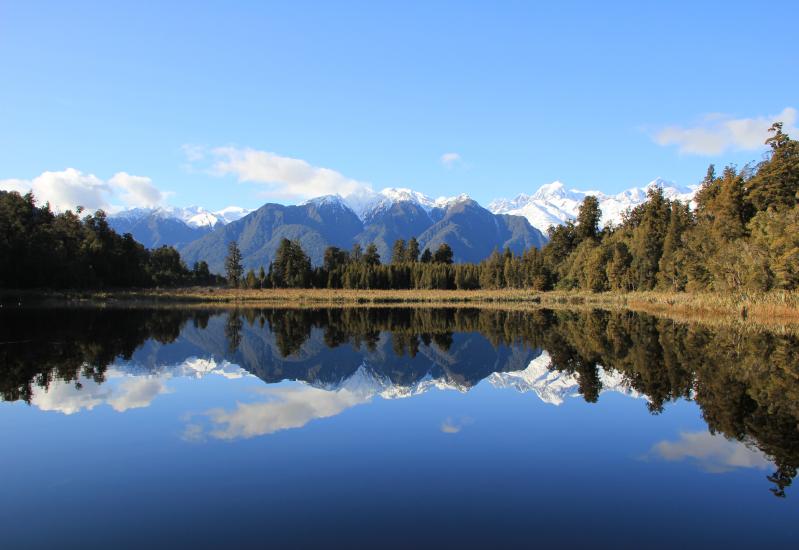 Lake Matheson, the perfect mirror