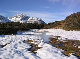 Snow on the Key Summit Track