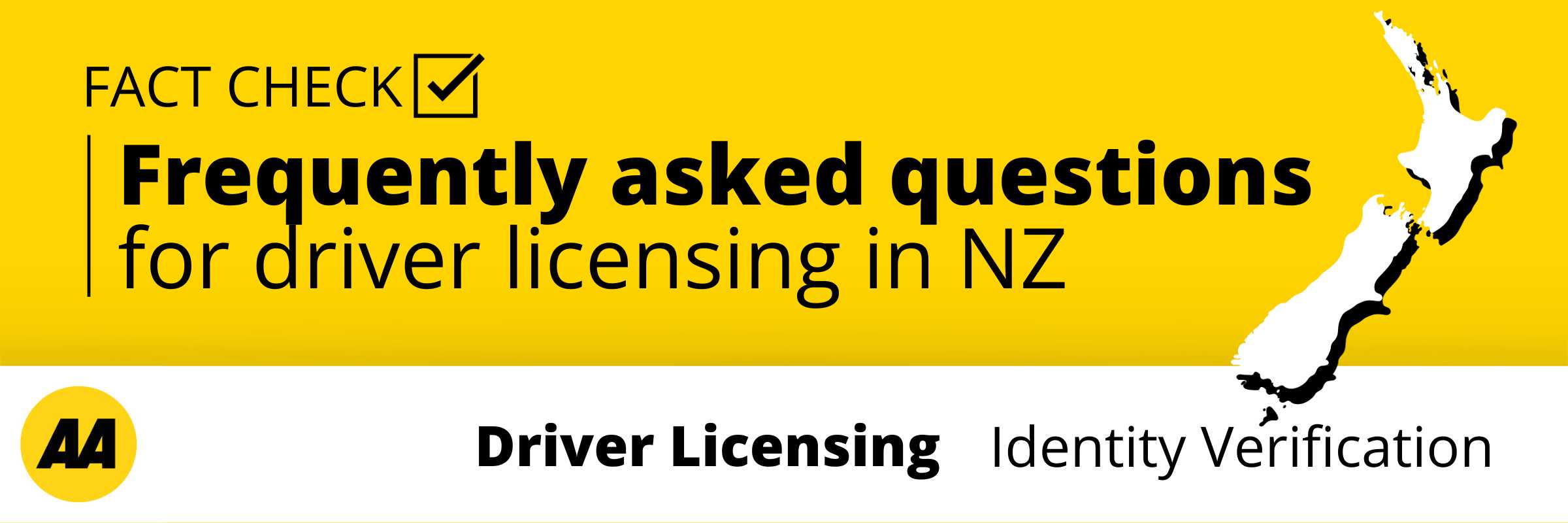 Fact check Driver licensing FAQ