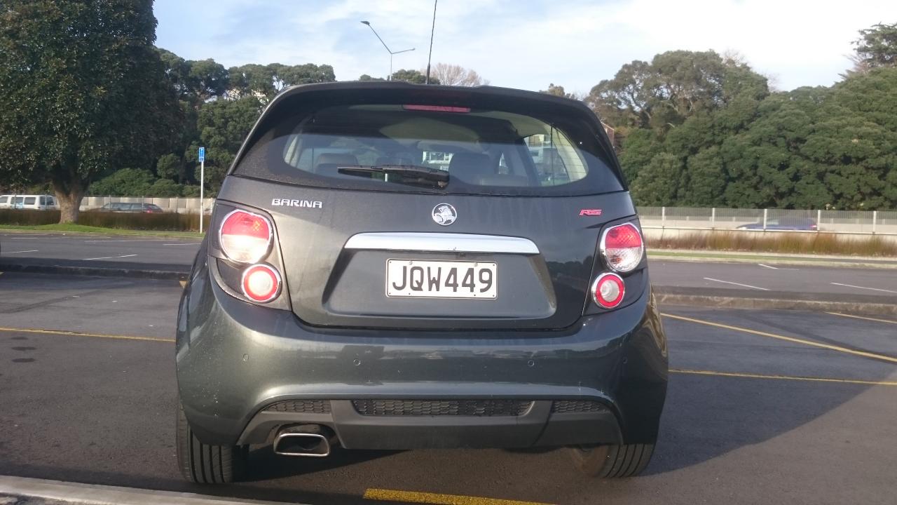 holden barina exhaust