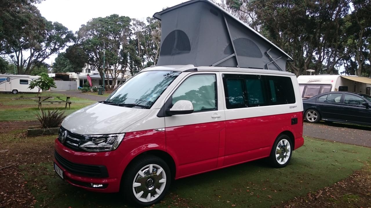 vw transporter california ocean