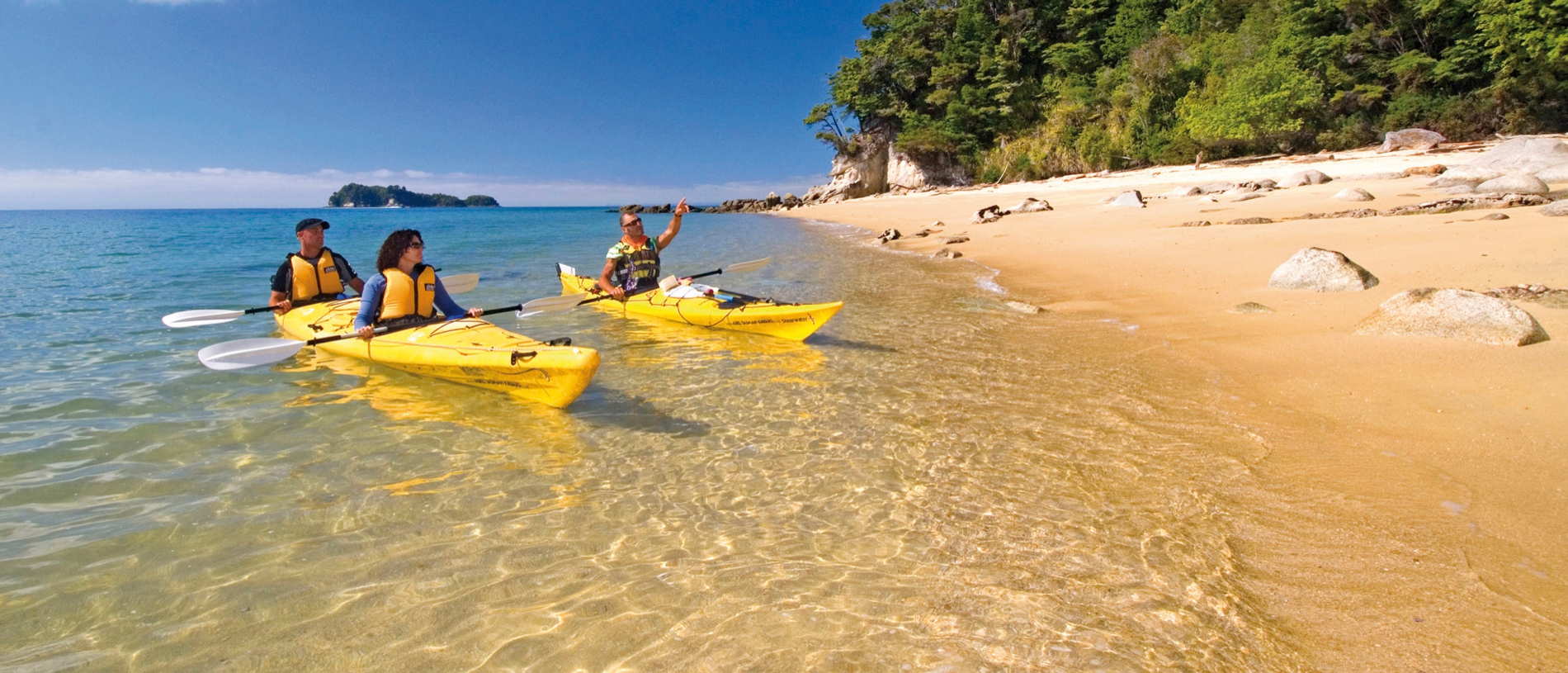 Kayaking the Abel Tasman: sheltered coves, crystal streams and exquisite beaches