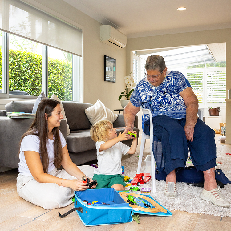 Au pairs can create enrichment for both children and elderly.