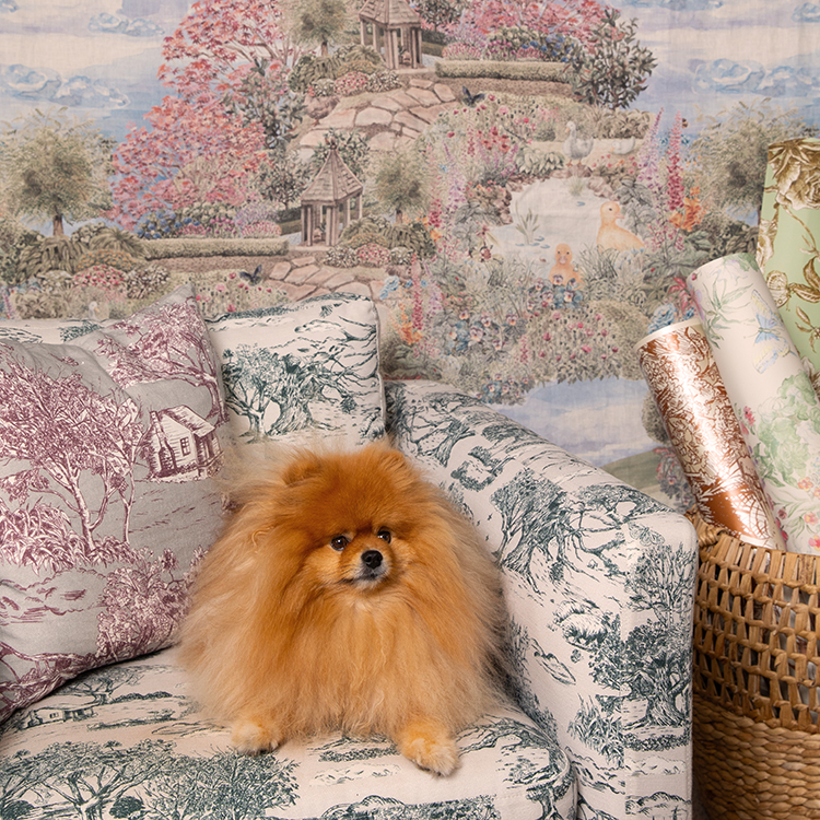 Maggie's designs depict country scenes, Chinoiserie and charming florals. Photo by Larnie Nicolson.